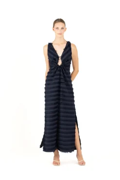 One Fell Swoop - ALEXA DRESS (MIDNIGHT FLOUNCE)