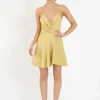 One Fell Swoop - Emmeline Mini Dress (Golden Straw)