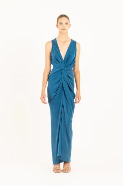 One Fell Swoop - Gaia Maxi Dress (Egyptian Blue)