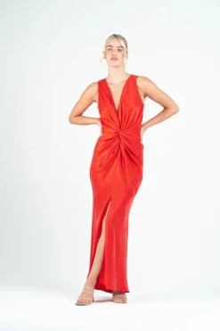 One Fell Swoop - Gaia Maxi Dress (Rosso)
