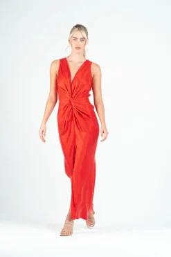 One Fell Swoop - Gaia Maxi Dress (Rosso)
