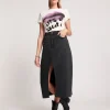 One Teaspoon - WORN BLACK ROCKO LONG LENGTH SKIRT