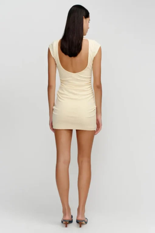 Ownley - ROXANNE MINI DRESS (BUTTER)