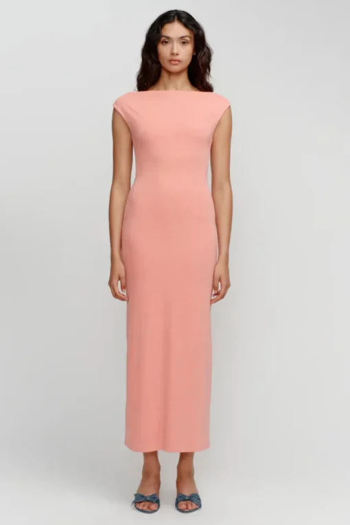 Ownley - ZULU MIDI DRESS (MUSK)
