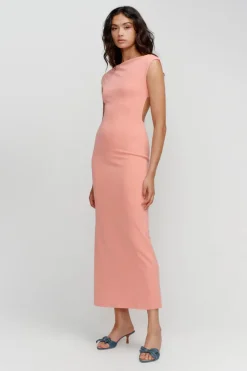 Ownley - ZULU MIDI DRESS (MUSK)