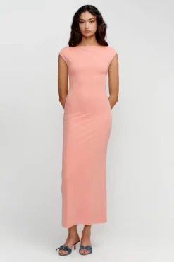 Ownley - ZULU MIDI DRESS (MUSK)