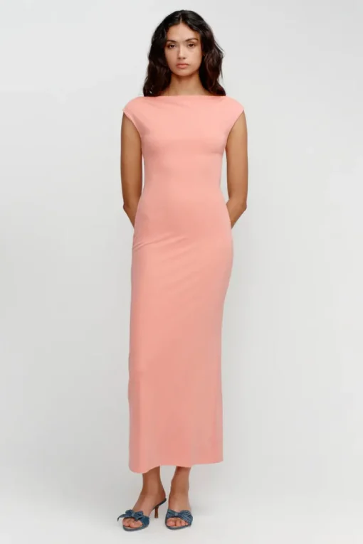 Ownley - ZULU MIDI DRESS (MUSK)