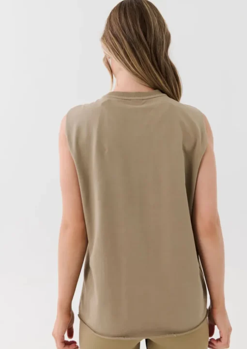 Women PE Nation - DAZE TANK (KELP)