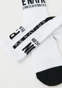 Women PE Nation - Backline Socks (Optic White)