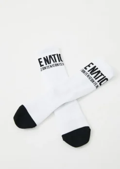 Women PE Nation - Backline Socks (Optic White)