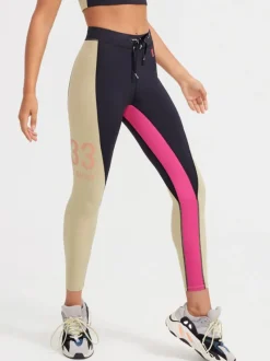 Women PE Nation P.E NATION - DOUBLE TEAM LEGGINGS (OLIVE GRAY)