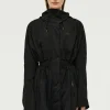 Women PE Nation - MID LENGTH MAN DOWN JACKET (BLACK)