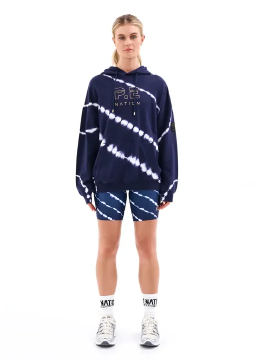 Women PE Nation - ODYSSEY HOODIE IN TIE DYE