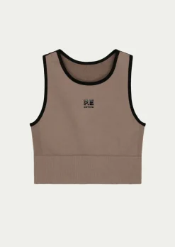 Women PE Nation - RESTORE SEAMLESS TANK (FOSSIL)