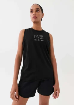 Women PE Nation - Shuffle Tank (Black)