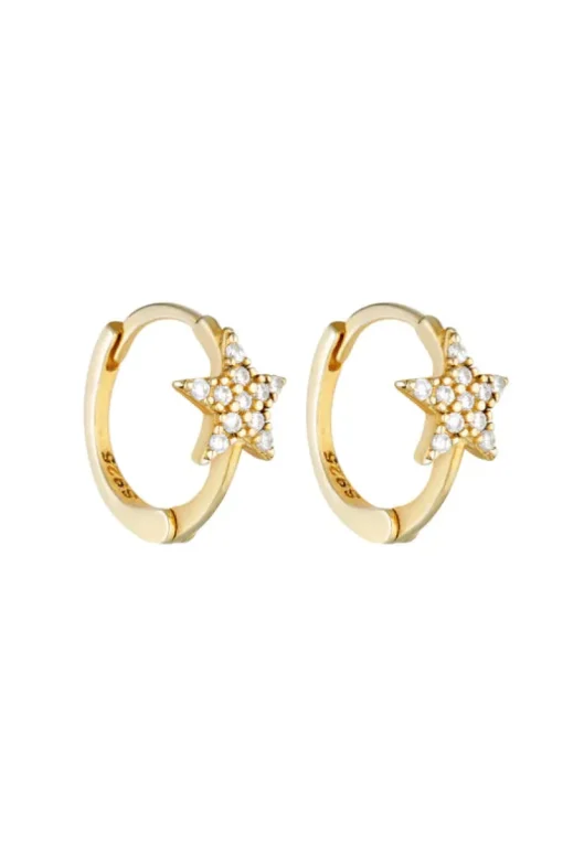Women Porter Jewellery - Star Huggies 8mm