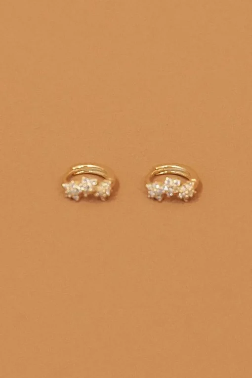 Women Porter Jewellery - Star Huggies 8mm