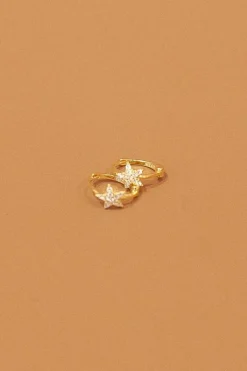 Women Porter Jewellery - Star Huggies 8mm