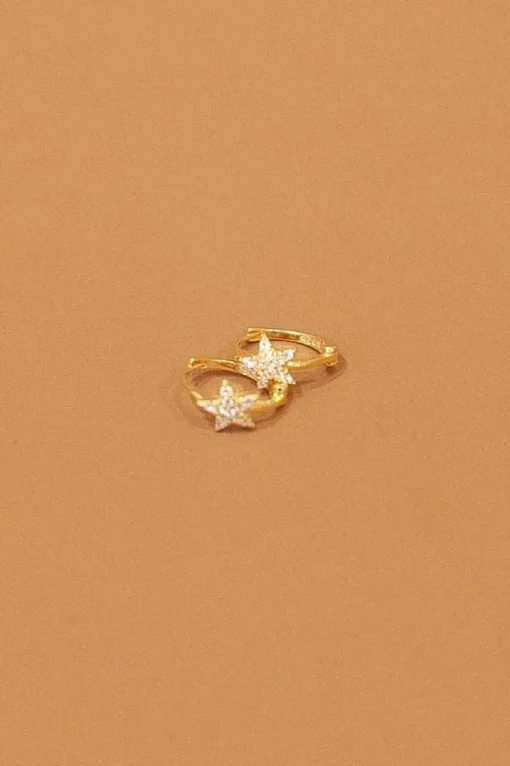 Women Porter Jewellery - Star Huggies 8mm