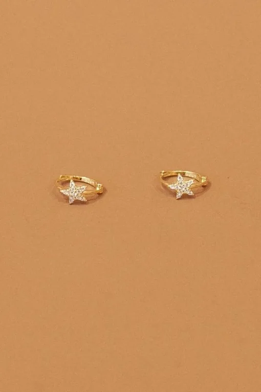 Women Porter Jewellery - Star Huggies 8mm