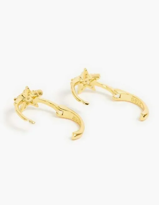 Women Porter Jewellery - Star Huggies 8mm