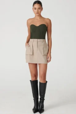 RAEF The Label - REID CORSET (Dark Khaki)