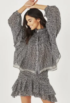 Remain - Florence Mini (Navy Paisley)