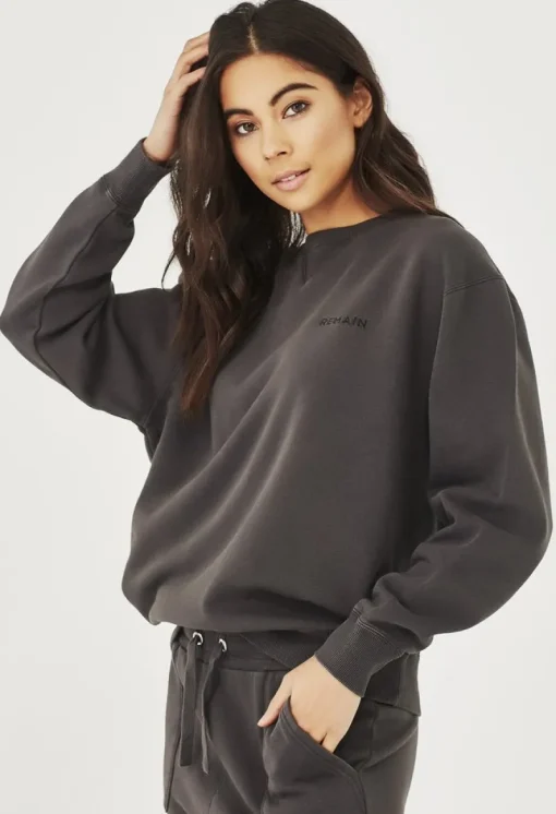 Remain - Logo Crew (Aged Back) FINAL SALE