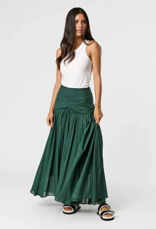 Remain - Milan Skirt (Emerald)