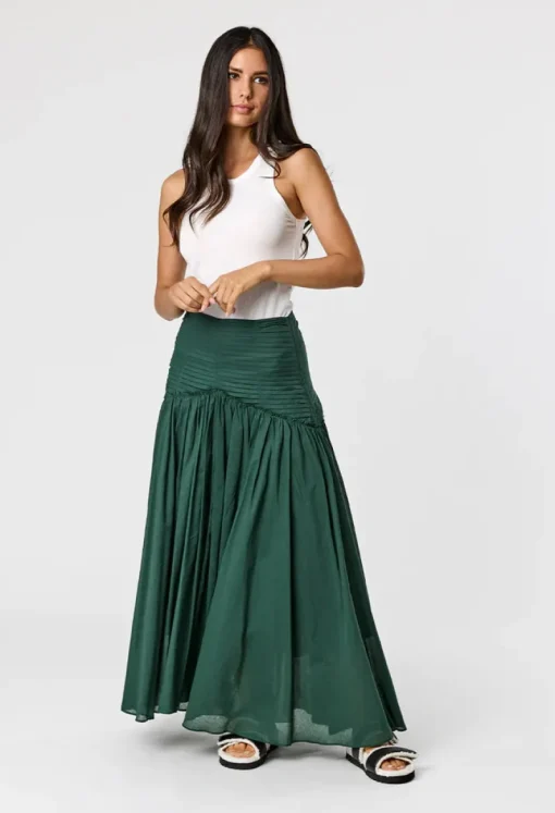 Remain - Milan Skirt (Emerald)