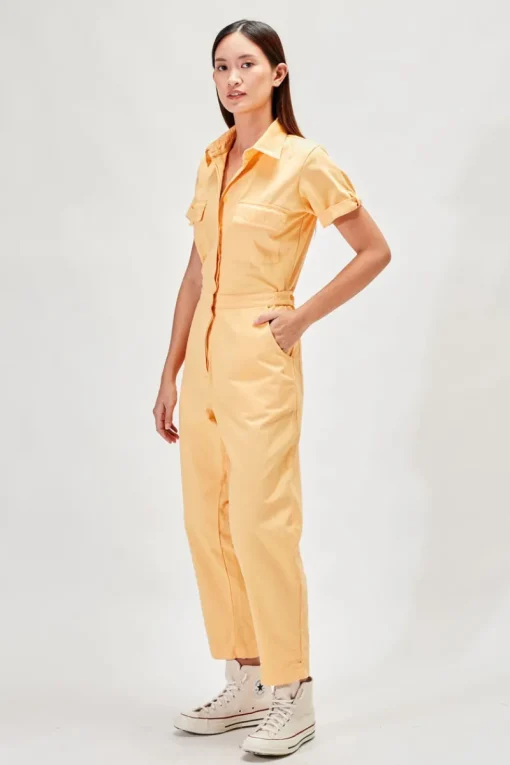 Women Rue Stiic - Bentēji Worksuit (Apricot)