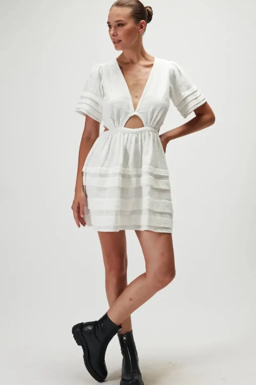 Rue Stiic - Julie Mini Dress (White)