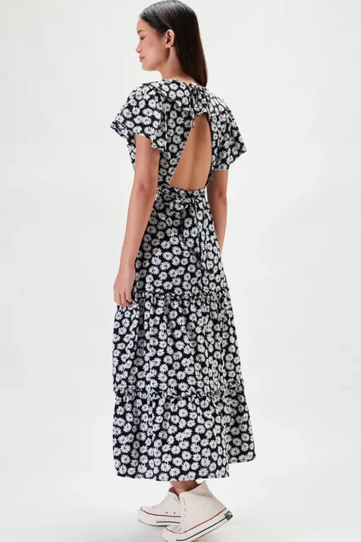 Rue Stiic - Lucille Maxi Dress (Black Dahlia Floral)