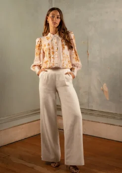 Saint Armont - Lourdes Blouse (Fleurs D'Or Print)