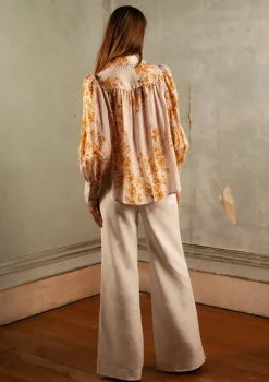 Saint Armont - Lourdes Blouse (Fleurs D'Or Print)