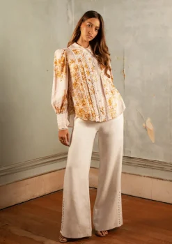 Saint Armont - Lourdes Blouse (Fleurs D'Or Print)
