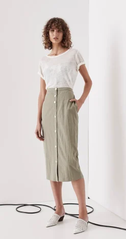 Women Saints The Label - Brunswick Skirt (Sage)