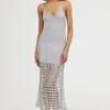 Significant Other - ADLEY MIDI DRESS (SILVER)