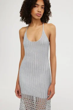 Significant Other - ADLEY MIDI DRESS (SILVER)
