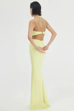 Significant Other - Aisling Halter Dress (Citron)