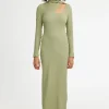Significant Other - BRIELLE LONG SLEEVE MIDI DRESS (SAGE)