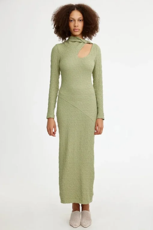 Significant Other - BRIELLE LONG SLEEVE MIDI DRESS (SAGE)