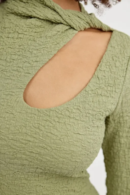 Significant Other - BRIELLE LONG SLEEVE MIDI DRESS (SAGE)