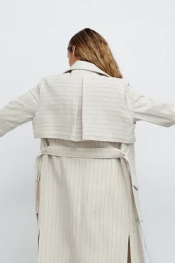 Women Significant Other - Emery Coat (Natural Stripe) FINAL SALE