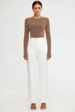 Significant Other - GIA LONG SLEEVE TOP - BRONZE