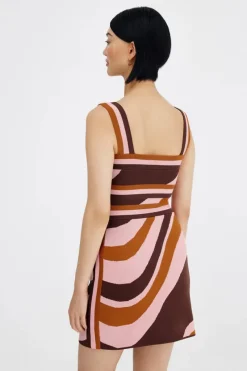 Significant Other - LEYLA MINI DRESS (CHOCOLATE SWIRL)