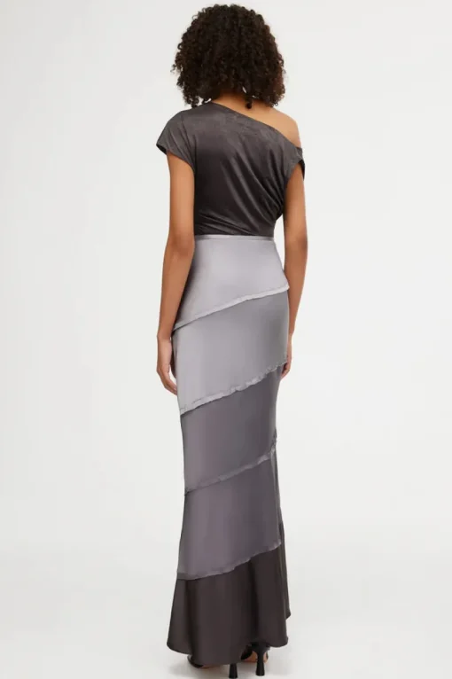 Significant Other - MURPHY MAXI SKIRT (GREYSCALE)