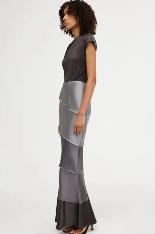Significant Other - MURPHY MAXI SKIRT (GREYSCALE)
