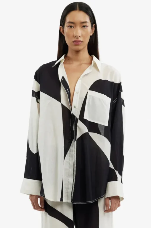 Women Significant Other - PARKER SHIRT (MONOCHROME DIP)