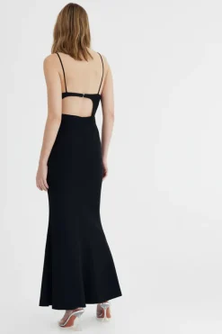 Significant Other - Poet Asymetrical Dress (Black)
